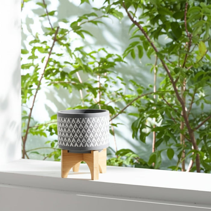 ceramic-5-aztec-planter-on-wooden-stand-gray-13