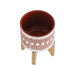 ceramic-5-aztec-planter-on-wooden-stand-orange-4