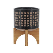 ceramic-5-planter-on-stand-brown-2