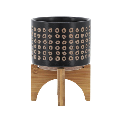 ceramic-5-planter-on-stand-brown-2