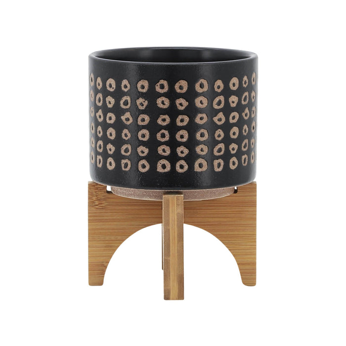 ceramic-5-planter-on-stand-brown-2