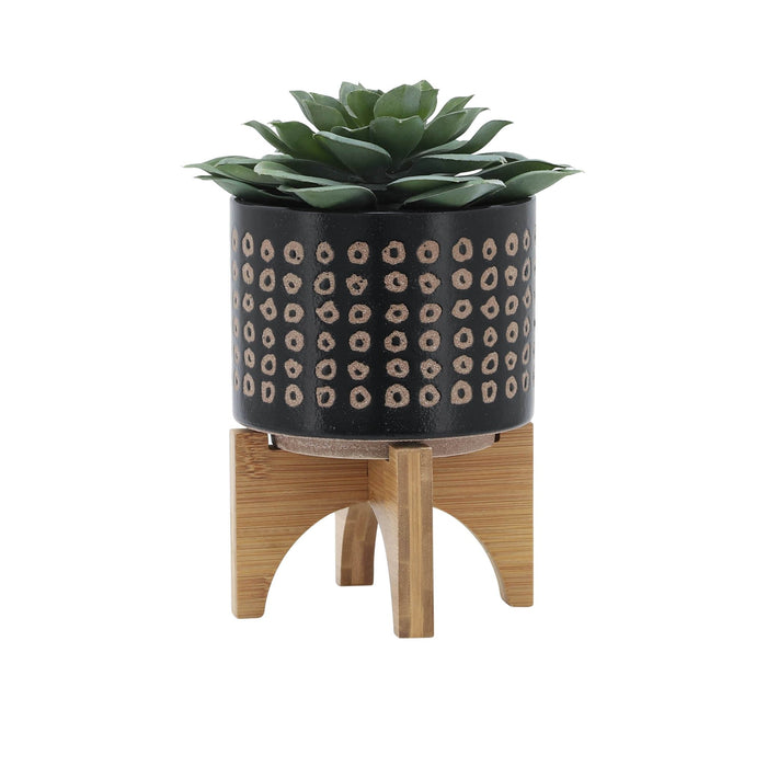 ceramic-5-planter-on-stand-brown-3