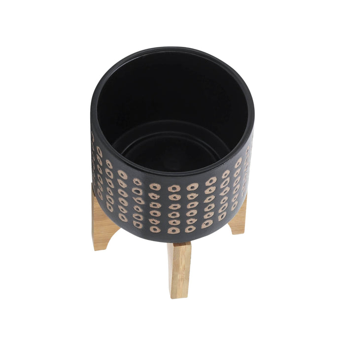 ceramic-5-planter-on-stand-brown-4