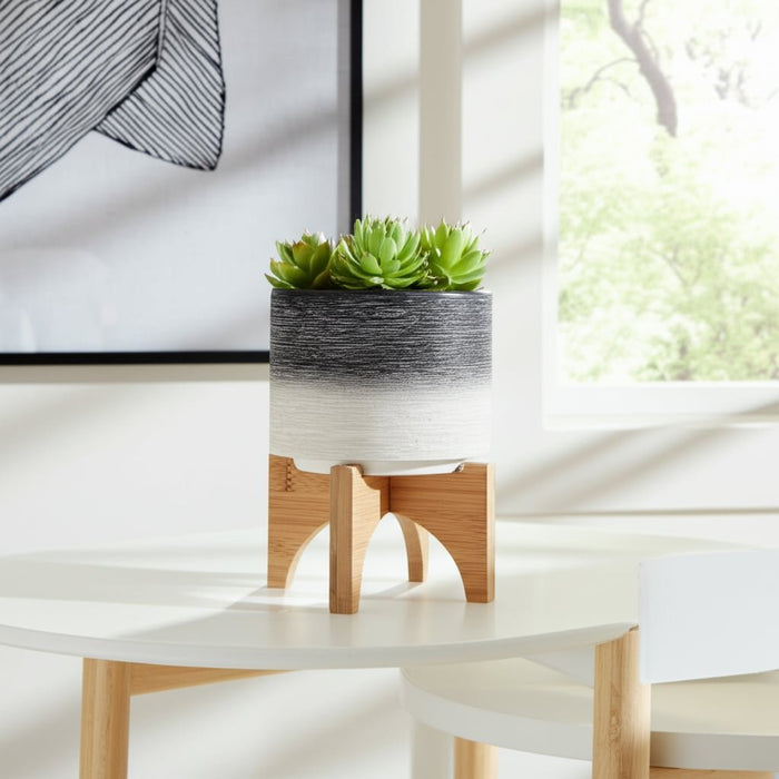 ceramic-5-planter-on-wooden-stand-gray-12