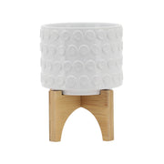 ceramic-5-planter-on-wooden-stand-white-1