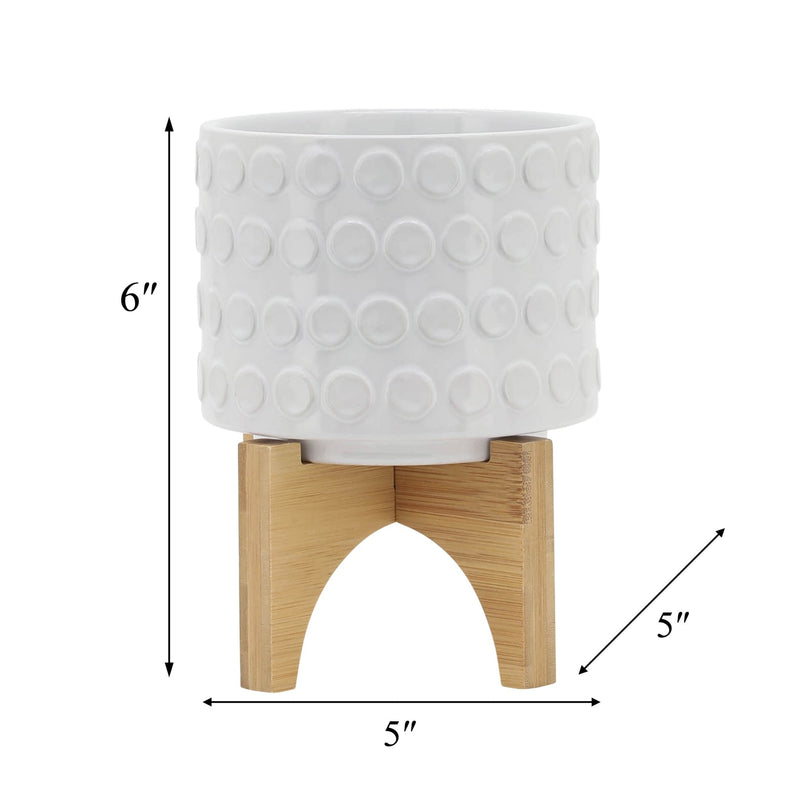 ceramic-5-planter-on-wooden-stand-white-8
