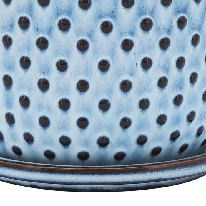 ceramic-6-dotted-planter-w-saucer-blue-5