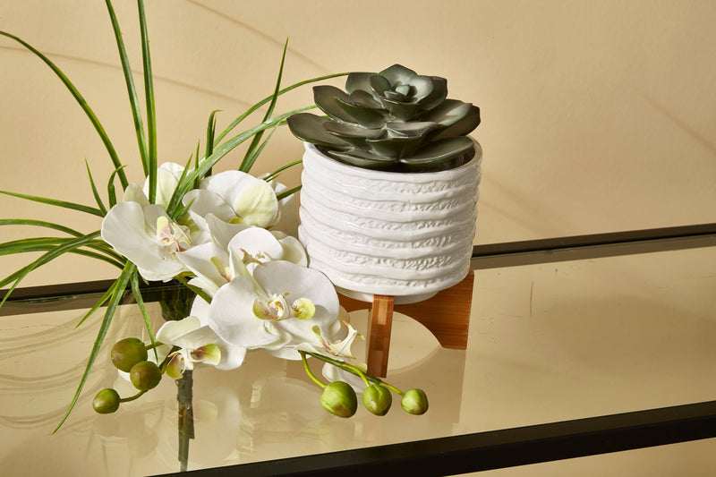 ceramic-6-planter-on-stand-white-stripe-10