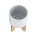 ceramic-6-planter-on-stand-white-stripe-4