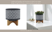 ceramic-8-aztec-planter-on-wooden-stand-gray-13