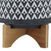 ceramic-8-aztec-planter-on-wooden-stand-gray-7