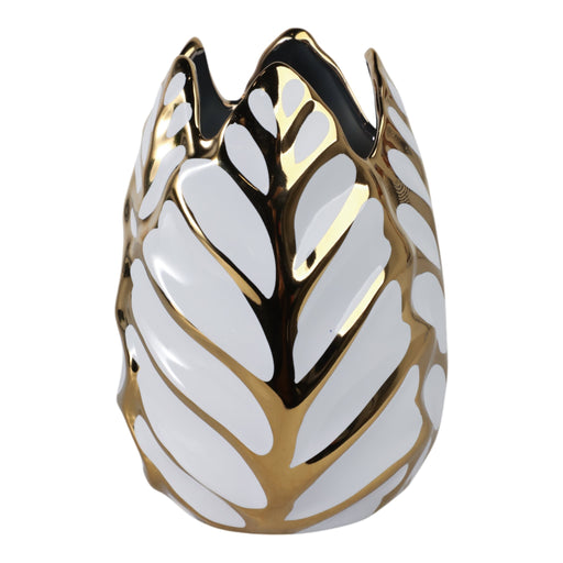 ceramic-8-leaf-vase-white-gold-1