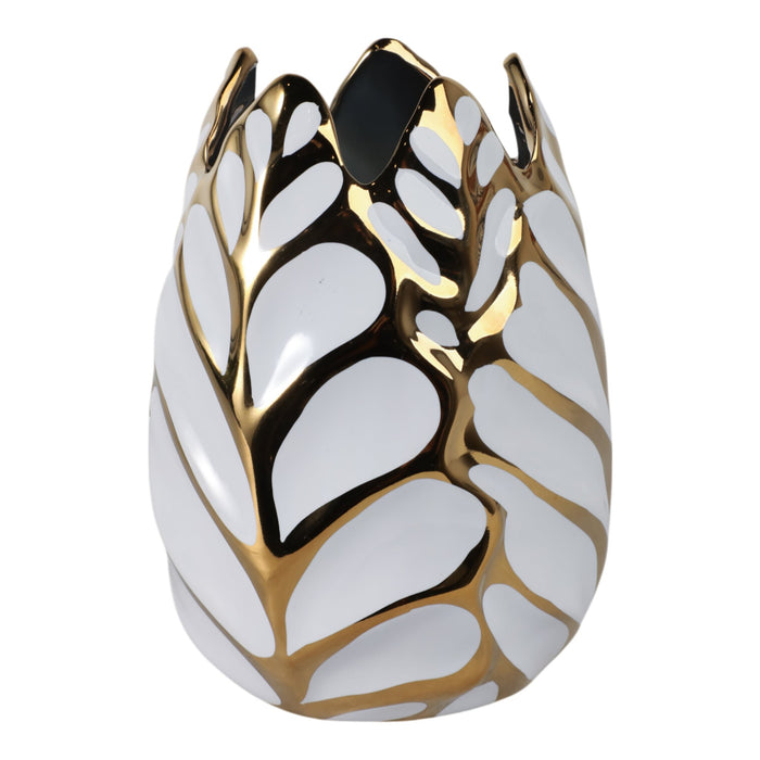 ceramic-8-leaf-vase-white-gold-3
