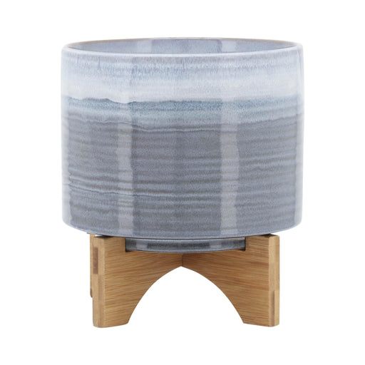 ceramic-8-planter-on-stand-blue-fade-1