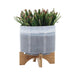 ceramic-8-planter-on-stand-blue-fade-3