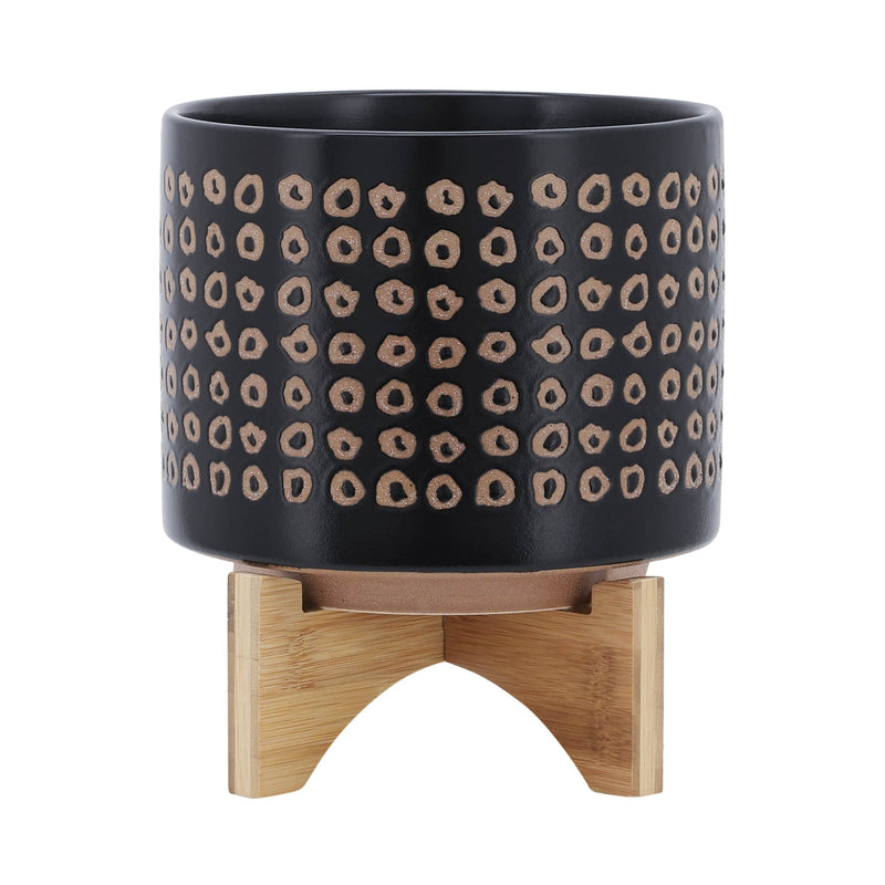 ceramic-8-planter-on-stand-brown-1