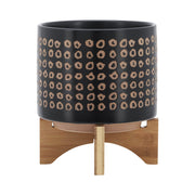 ceramic-8-planter-on-stand-brown-2