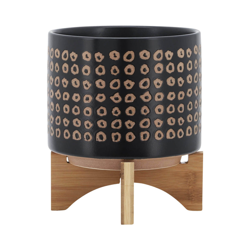 ceramic-8-planter-on-stand-brown-2