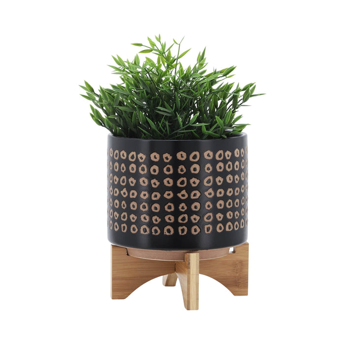 ceramic-8-planter-on-stand-brown-3