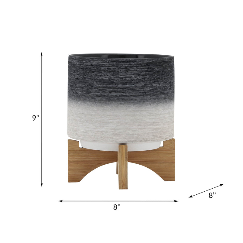 ceramic-8-planter-on-wooden-stand-gray-8