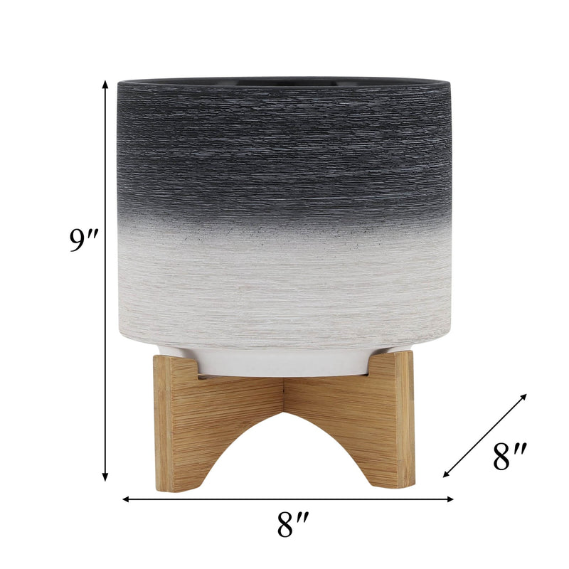 ceramic-8-planter-on-wooden-stand-gray-9