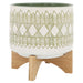 ceramic-s-2-5-8-aztec-planter-on-wooden-stand-ol-2