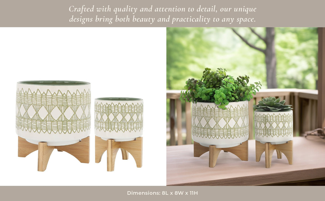 ceramic-s-2-5-8-aztec-planter-on-wooden-stand-ol-7