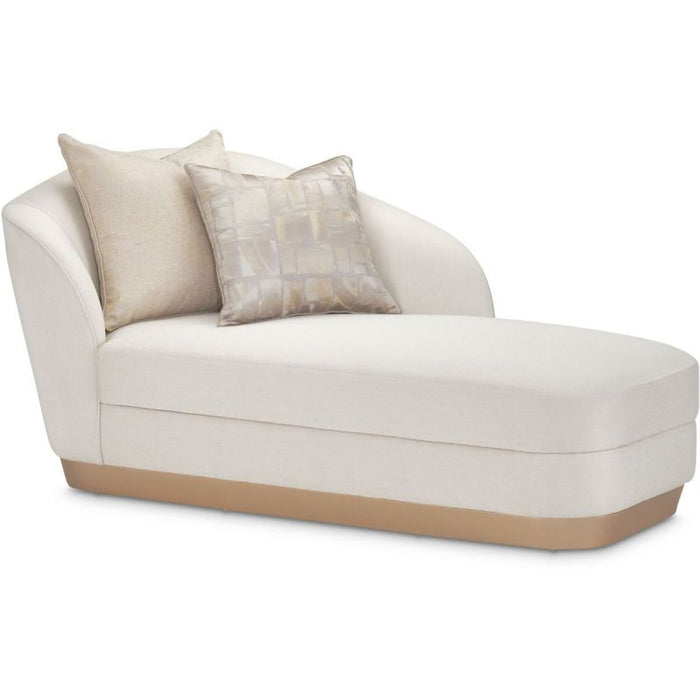 AICO La Rachelle Chaise ICICLE in Medium Champagne image