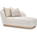 AICO La Rachelle Chaise ICICLE in Medium Champagne image