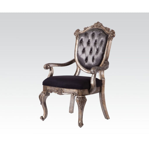 chantelle-silver-gray-silklike-fabric-antique-platinum-arm-chair-set-2-1