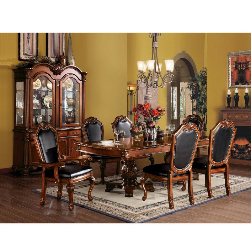 chateau-de-ville-black-leatherette-cherry-arm-chair-set-2-3