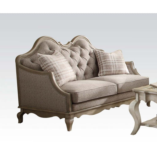 chelmsford-beige-fabric-antique-taupe-loveseat-w-2-pillows-1
