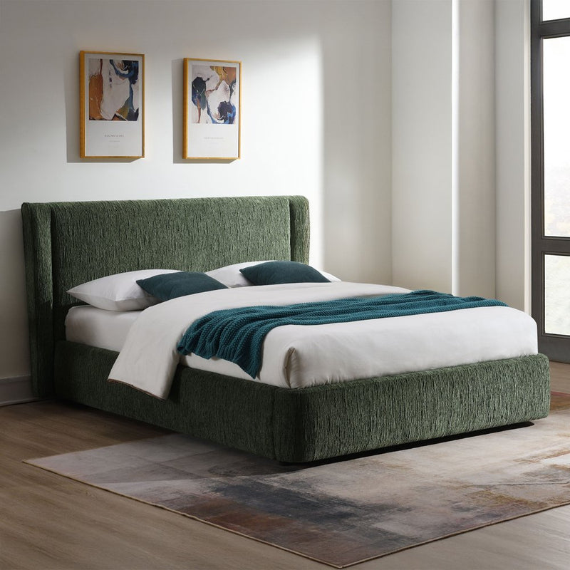 cheryl-dark-green-chenille-full-bed-1