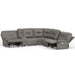 Parker Living Spartacus - Haze 6 Piece Modular Power Reclining Sectional with Power Adjustable Headrests