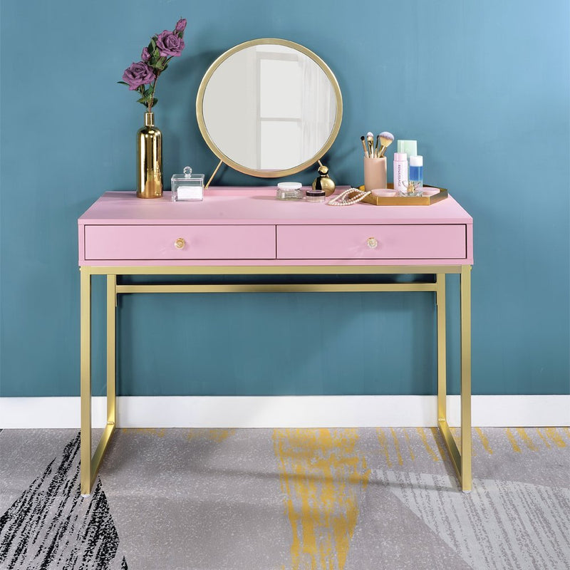 coleen-pink-gold-vanity-desk-w-mirror-jewelry-tray-1
