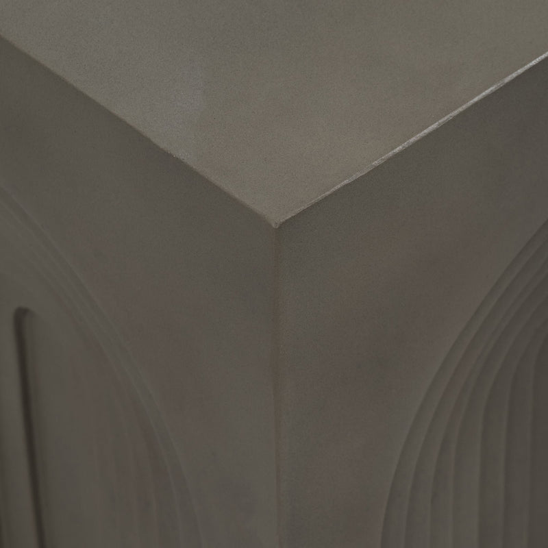 concrete-18-arches-in-square-accent-table-dark-4