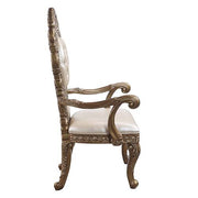 constantine-leatherette-brown-gold-arm-chair-set-2-4