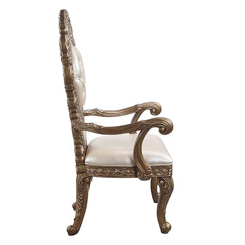 constantine-leatherette-brown-gold-arm-chair-set-2-4