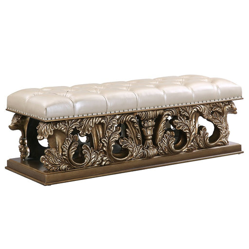 constantine-leatherette-light-gold-brown-gold-bench-2