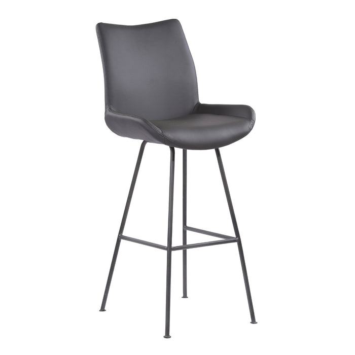 coronado-contemporary-30-bar-height-barstool-in-brushed-gray-powder-coated-finish-and-gray-faux-leather-1