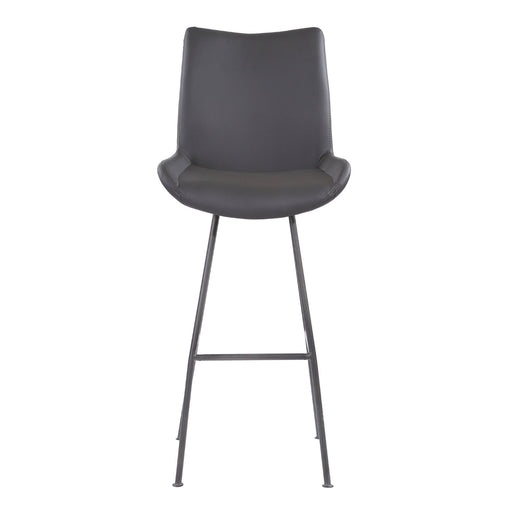 coronado-contemporary-30-bar-height-barstool-in-brushed-gray-powder-coated-finish-and-gray-faux-leather-2