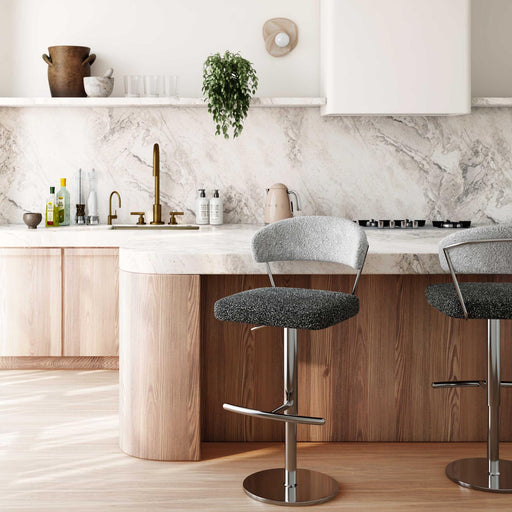 cosmo-black-and-grey-boucle-adjustable-stool-2