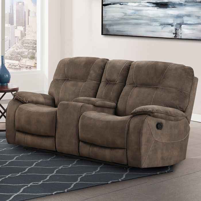 Parker Living Cooper - Shadow Brown Manual Reclining Sofa Loveseat and Recliner