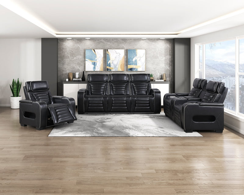 cyber-black-power-double-reclining-love-seat-with-center-console-power-headrests-storage-arms-top-and-side-cup-holders-wireless-speakers-with-sub-woofer-air-massage-heat-led-lighting-and-charging-ports-6