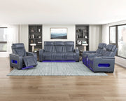 cyber-blue-power-double-reclining-sofa-with-center-drop-down-cup-holders-power-headrests-storage-arms-top-and-side-cup-holders-reading-lights-wireless-charger-air-massage-heat-led-lighting-and-charging-ports-13