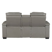 cyber-gray-power-double-reclining-love-seat-with-center-console-power-headrests-storage-arms-top-and-side-cup-holders-wireless-speakers-with-sub-woofer-air-massage-heat-led-lighting-and-charging-ports-8