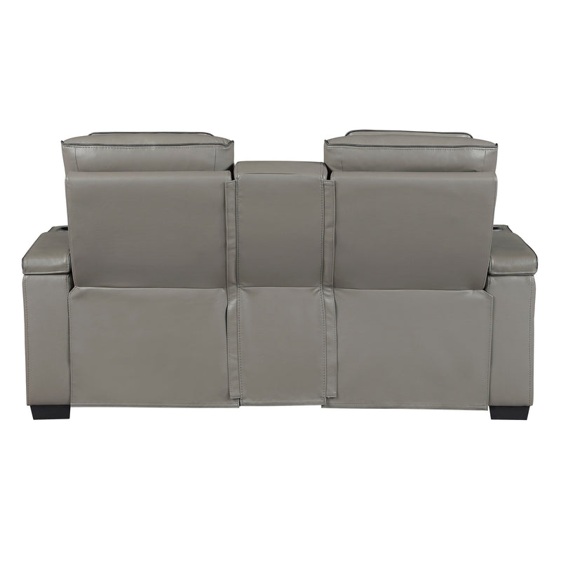 cyber-gray-power-double-reclining-love-seat-with-center-console-power-headrests-storage-arms-top-and-side-cup-holders-wireless-speakers-with-sub-woofer-air-massage-heat-led-lighting-and-charging-ports-8