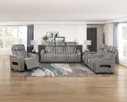 cyber-gray-power-double-reclining-love-seat-with-center-console-power-headrests-storage-arms-top-and-side-cup-holders-wireless-speakers-with-sub-woofer-air-massage-heat-led-lighting-and-charging-ports-15
