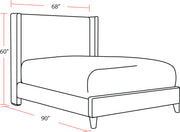 Parker Living Sleep Angel - Himalaya Charcoal Queen Bed