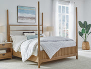 Parker House Escape - Bedroom Queen Poster Bed with 2 Nightstands